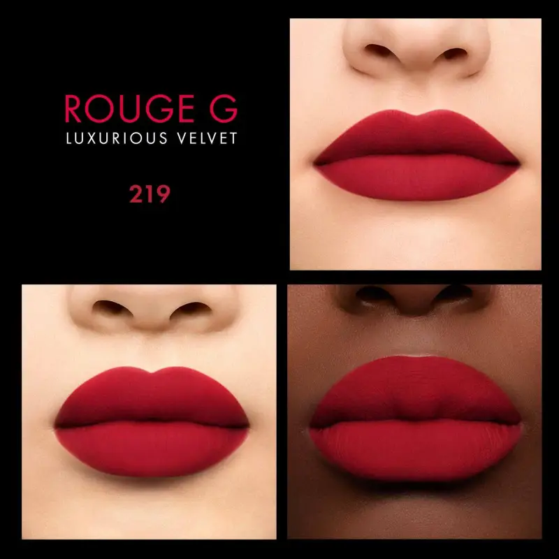 Labbra Rouge G Luxurious Velvet 219 Cherry Red - Rossetti miniatura 4