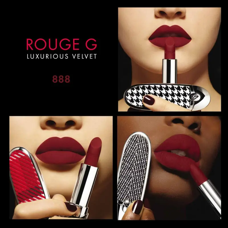 Labbra Rouge G Luxurious Velvet 888 Burgundy Red - Rossetti miniatura 4