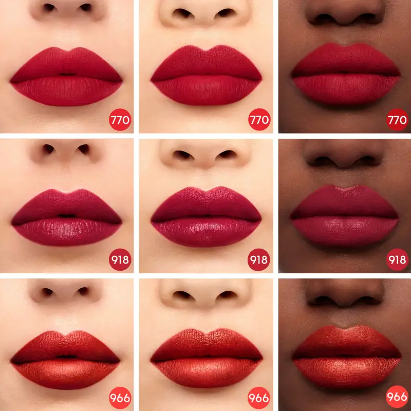 Labbra Rouge G Luxurious Velvet Metal 966 Red Fire Star - Rossetti miniatura 4