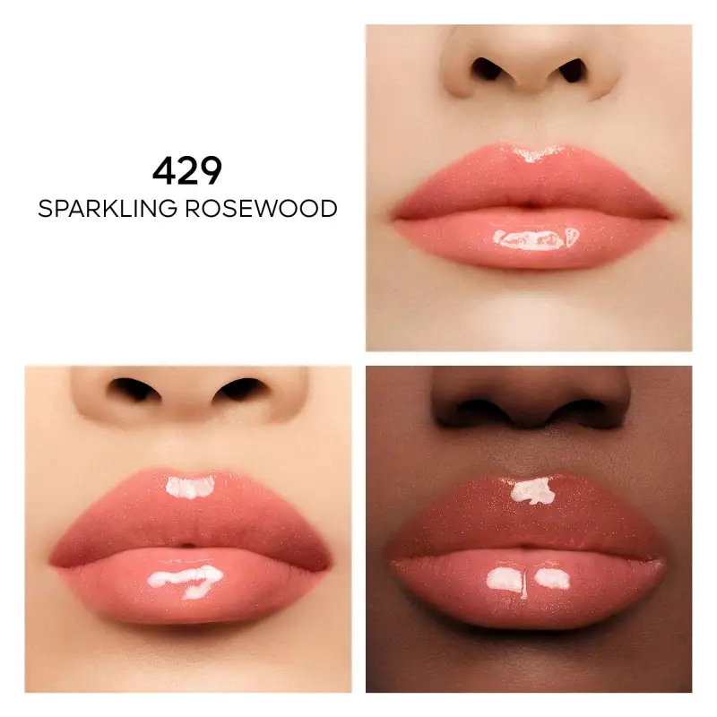 Labbra XMAS 2025 - KissKiss Bee Glow Oil 389 Sparkling Peach - Gloss miniatura 5