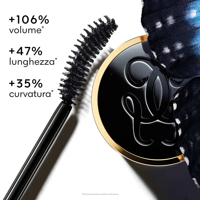 Occhi Noir G Mascara Courbe Volume Intense 24H 01 Black - Mascara miniatura 5
