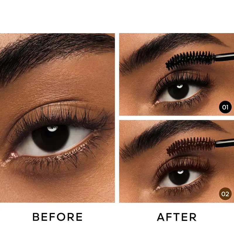 Occhi Noir G Mascara Courbe Volume Intense 24H 02 Brown - Mascara miniatura 4