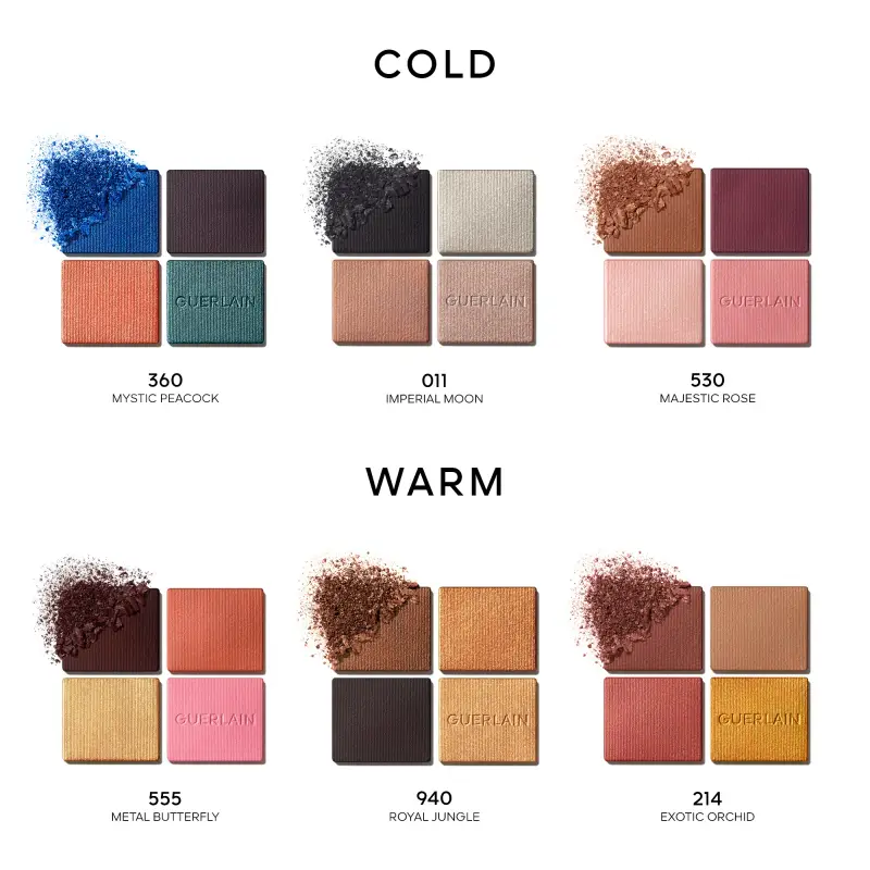 Occhi Ombres G Ombretti 4 Colori 214 Exotic Orchid - Ombretti, Palette miniatura 2