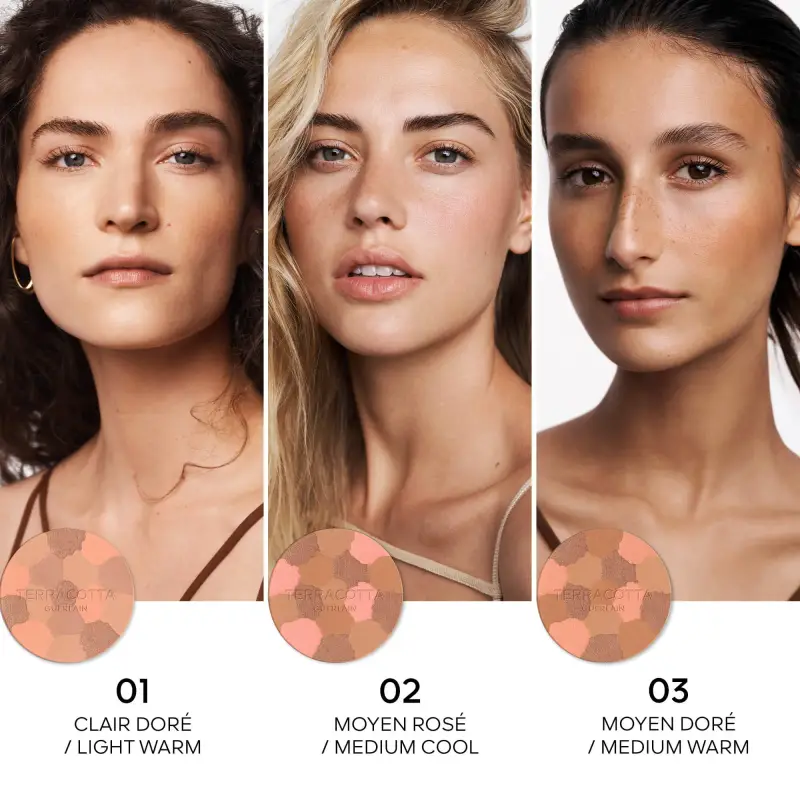 Terracotta Light - La Poudre Éclat Bonne Mine Naturelle 02 Moyen Rosé - Terra viso 02 Moyen Rosé miniatura 3