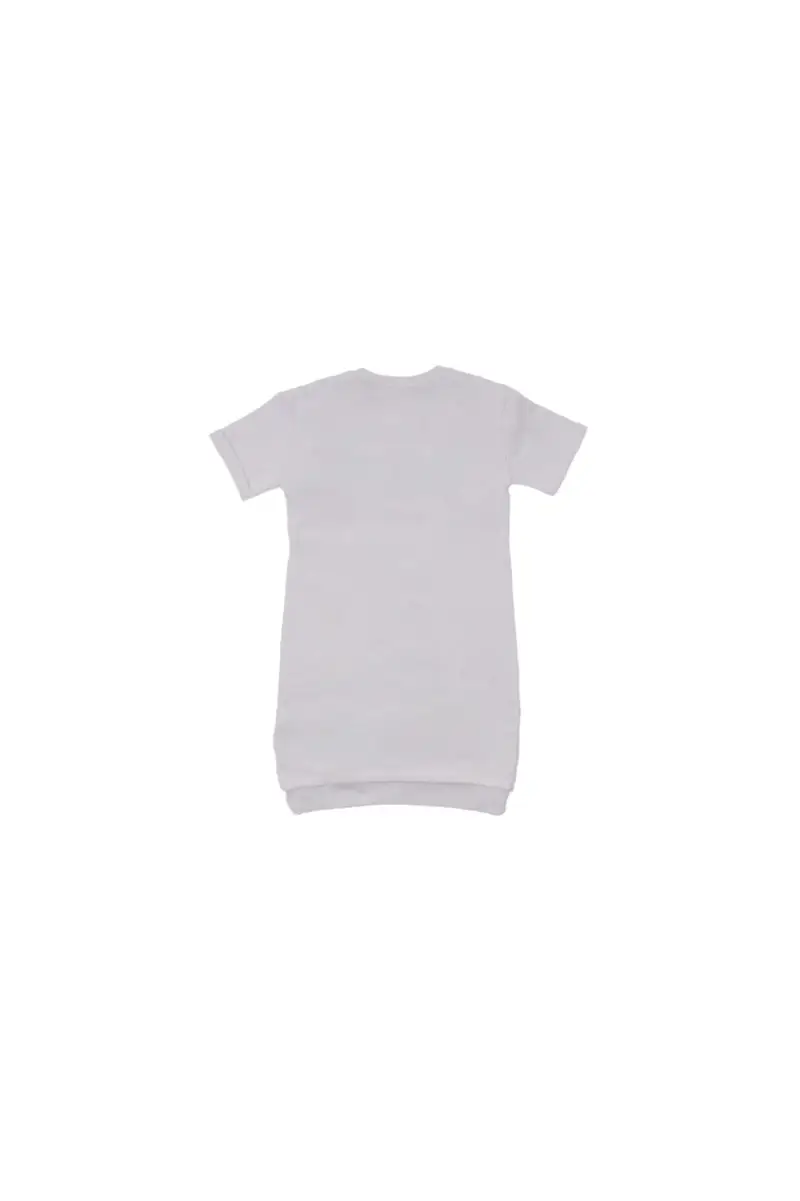 Abito Bambina GUESS White French terry ss dress miniatura 2