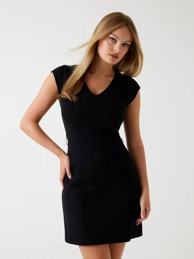 Abito 'CHRISSY' nero miniatura 2