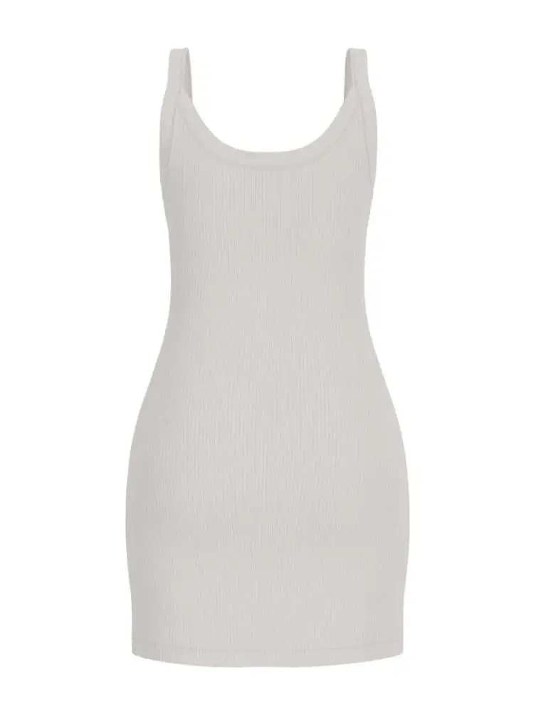 abito crema donna mini logo miniatura 2