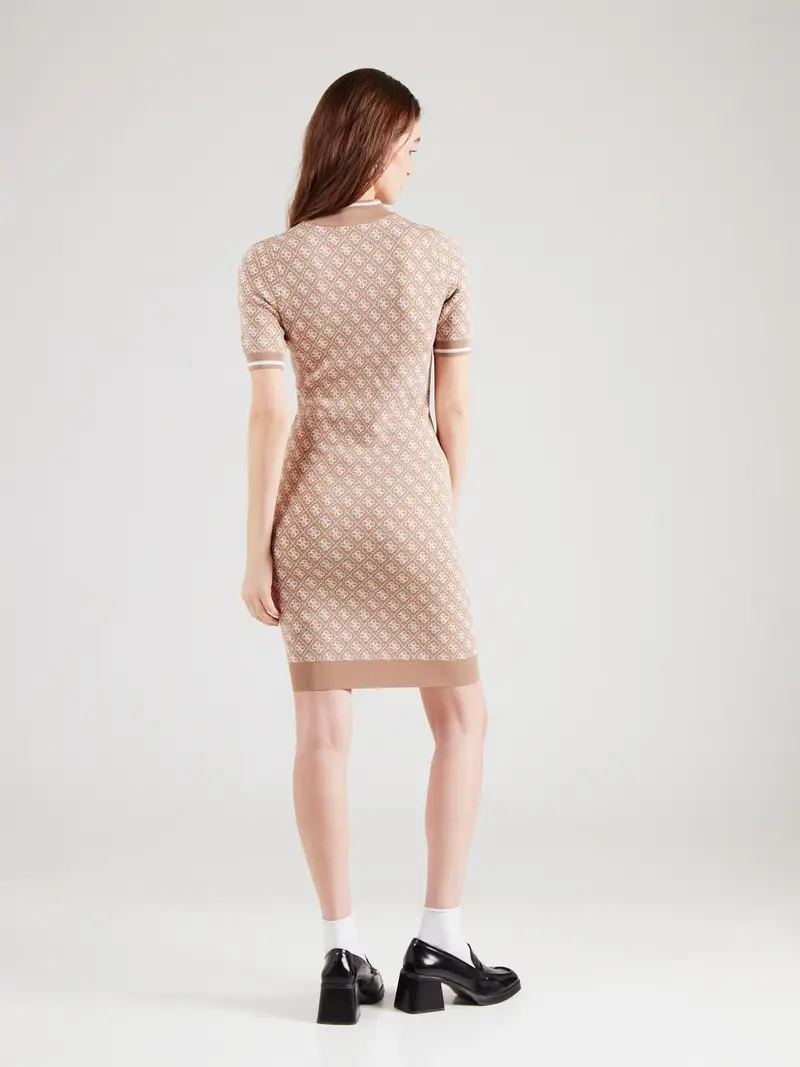 GUESS Abito in maglia 'LISE' camello / bianco miniatura 2