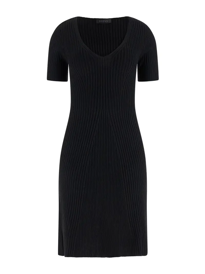 Abito in maglia nero