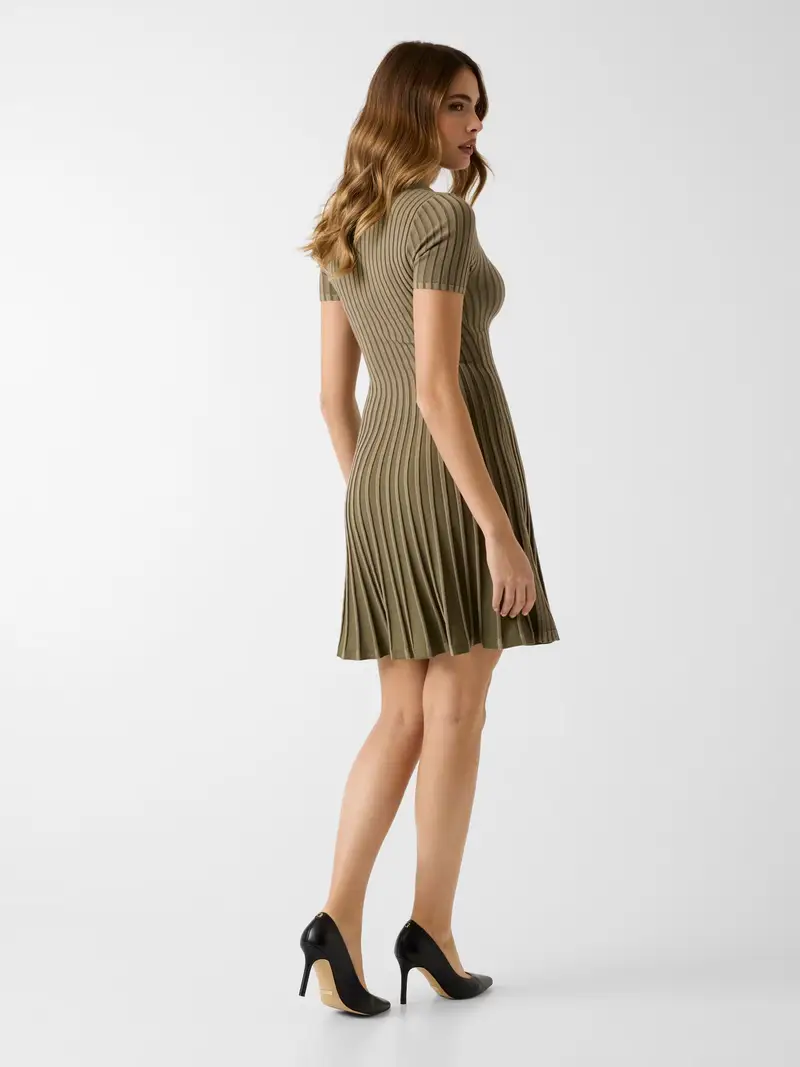 Abito in maglia REGINA cachi / abete miniatura 3