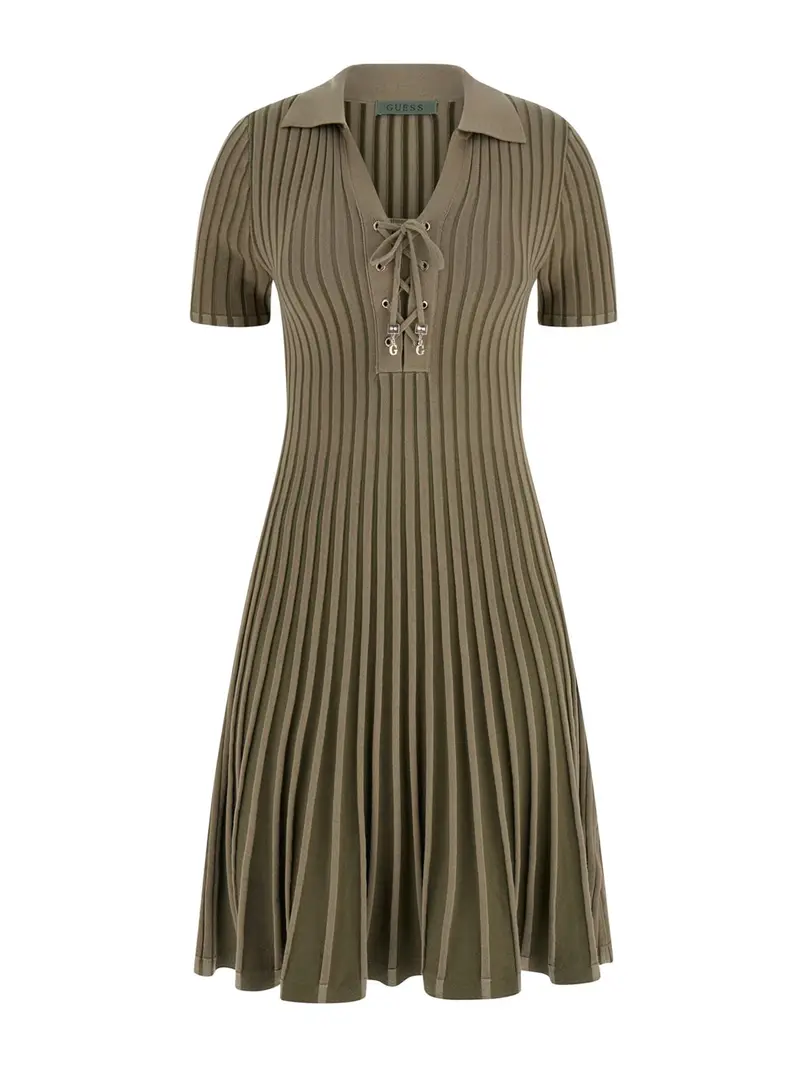 Abito in maglia REGINA cachi / abete