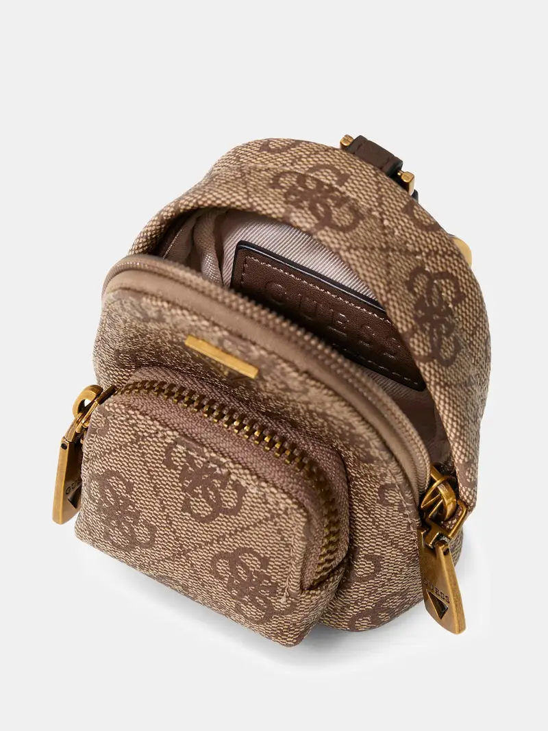 Astuccio MILANO camoscio / marrone miniatura 2