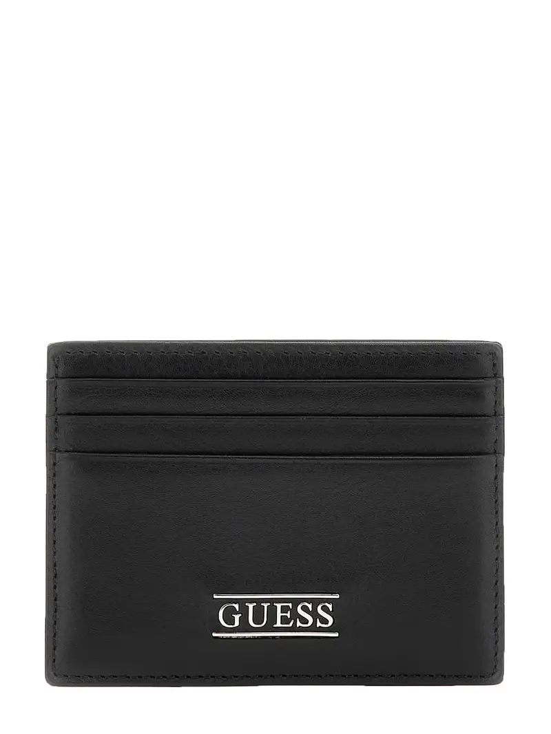 GUESS Astuccio 'New Boston'  nero / argento