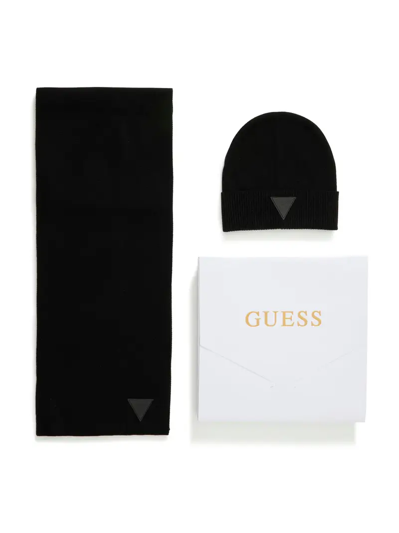Guess Berretto donna nero con logo