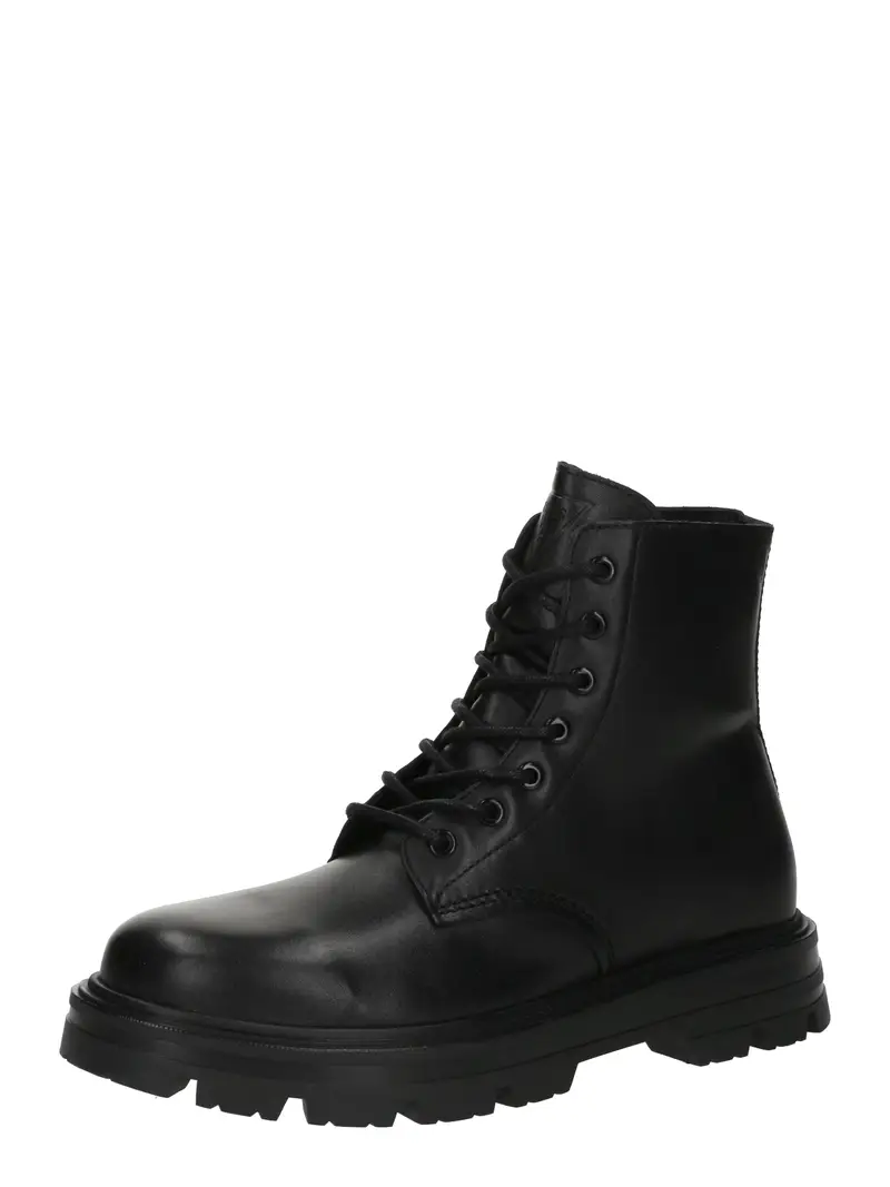 Boots stringati GARDA nero