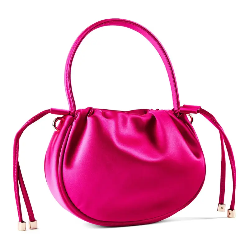 Borsa a sacco Elsie rosa miniatura 2