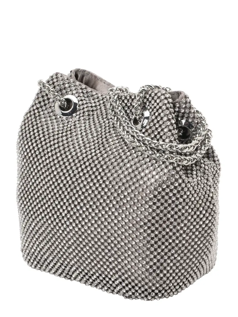 GUESS Borsa a sacco 'Zalina' argento miniatura 2