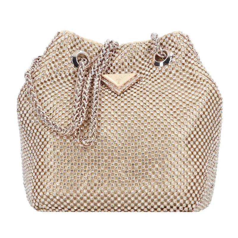 GUESS Borsa a sacco 'Zalina' oro