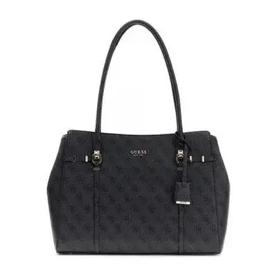 Borsa a spalla con logo donna Guess Leona