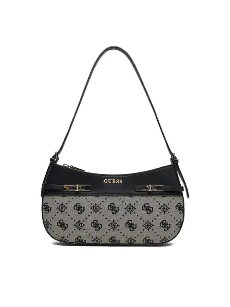 borsa a spalla melinda logo nera