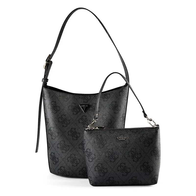 Borsa a spalla Meridian II grigio scuro / nero