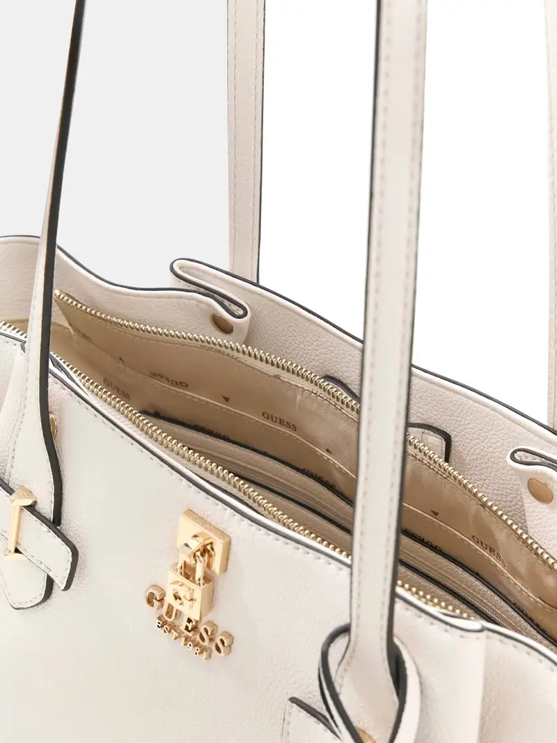 Guess Borsa a spalla Crema 4171241 miniatura 3