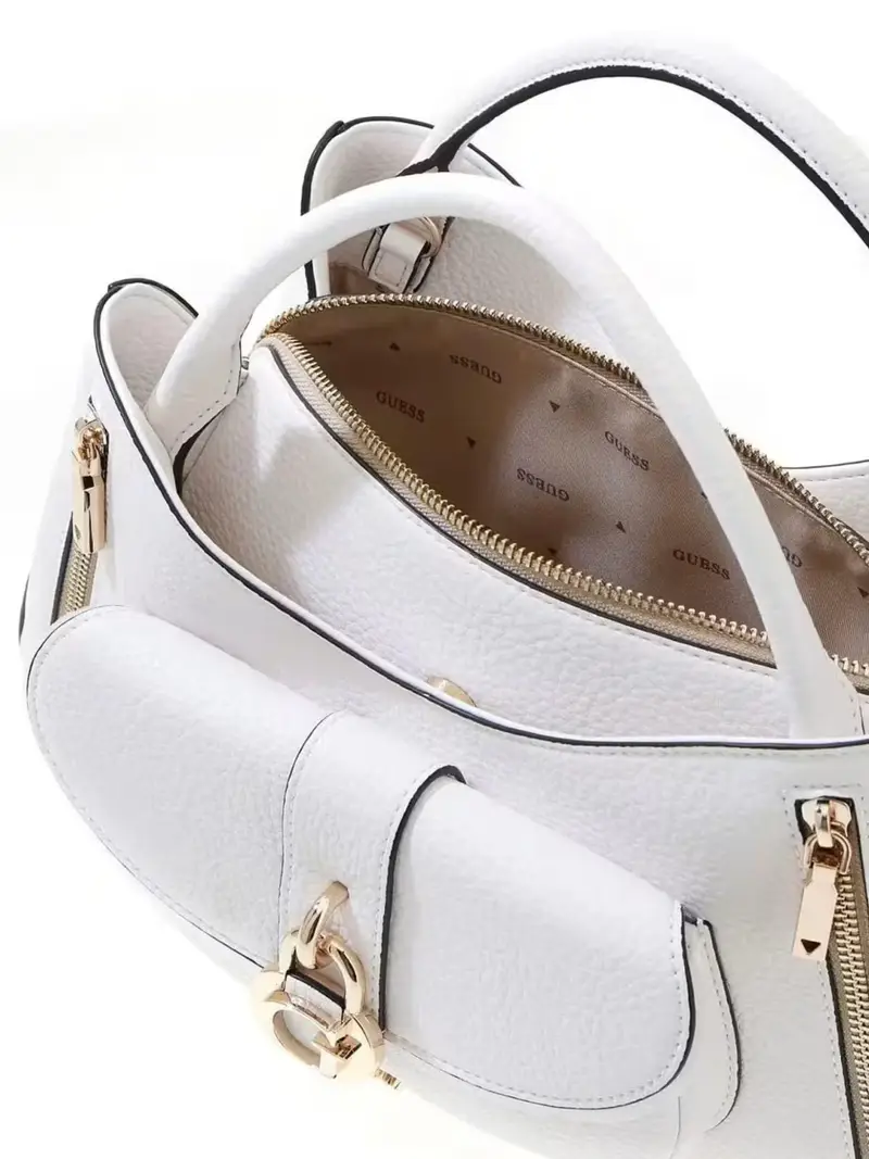 Borsa a tracolla bianco miniatura 3