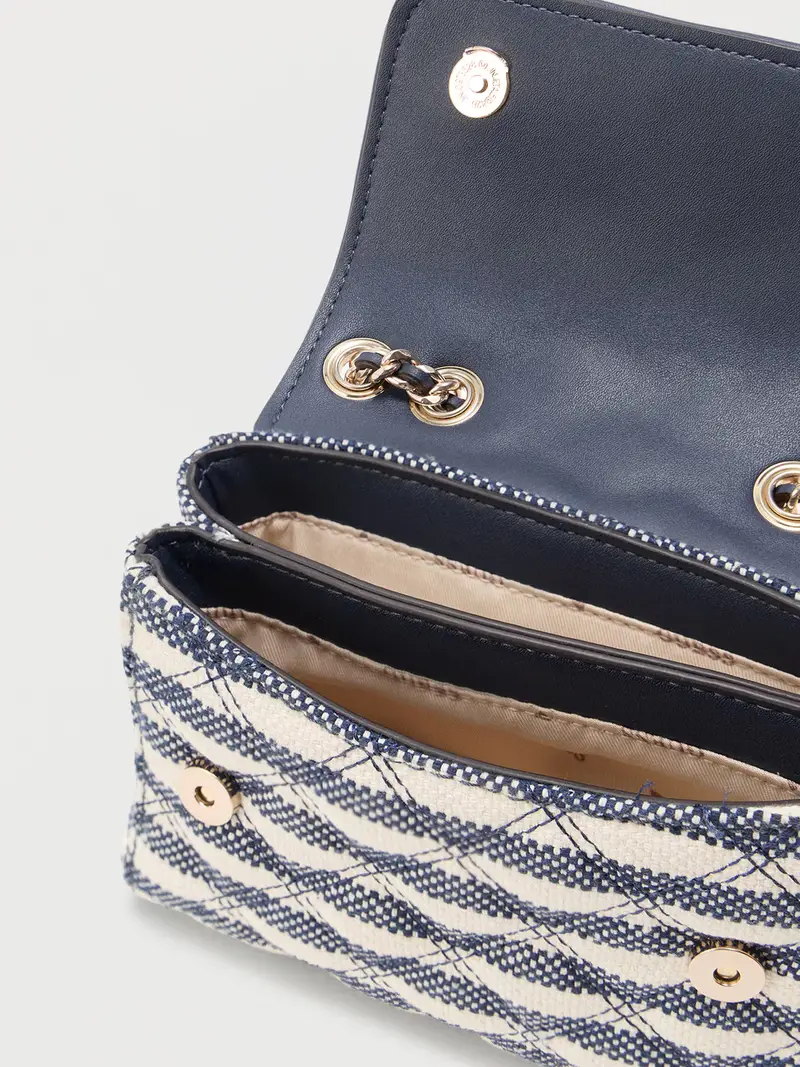 Borsa a tracolla GIULLY II MINI 2 COMP CVTR FLP navy / bianco miniatura 2