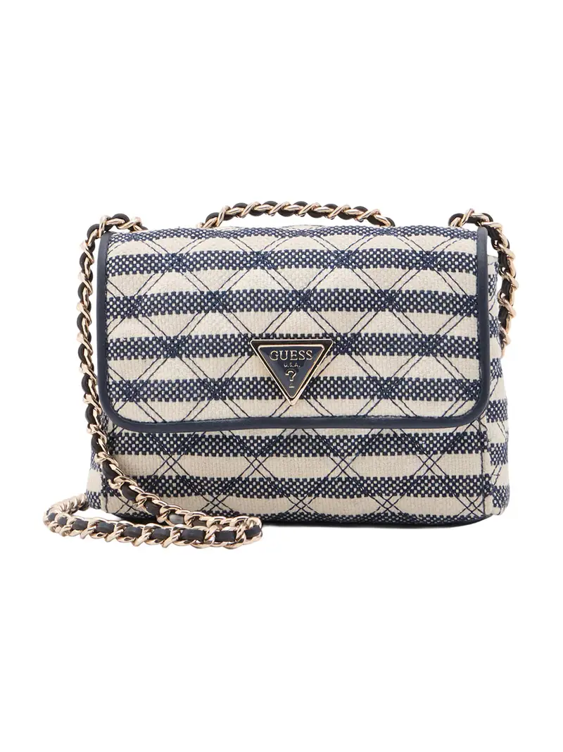 Borsa a tracolla GIULLY II MINI 2 COMP CVTR FLP navy / bianco