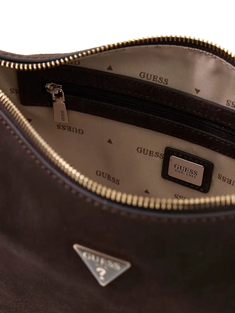 Borsa a tracolla marrone miniatura 3