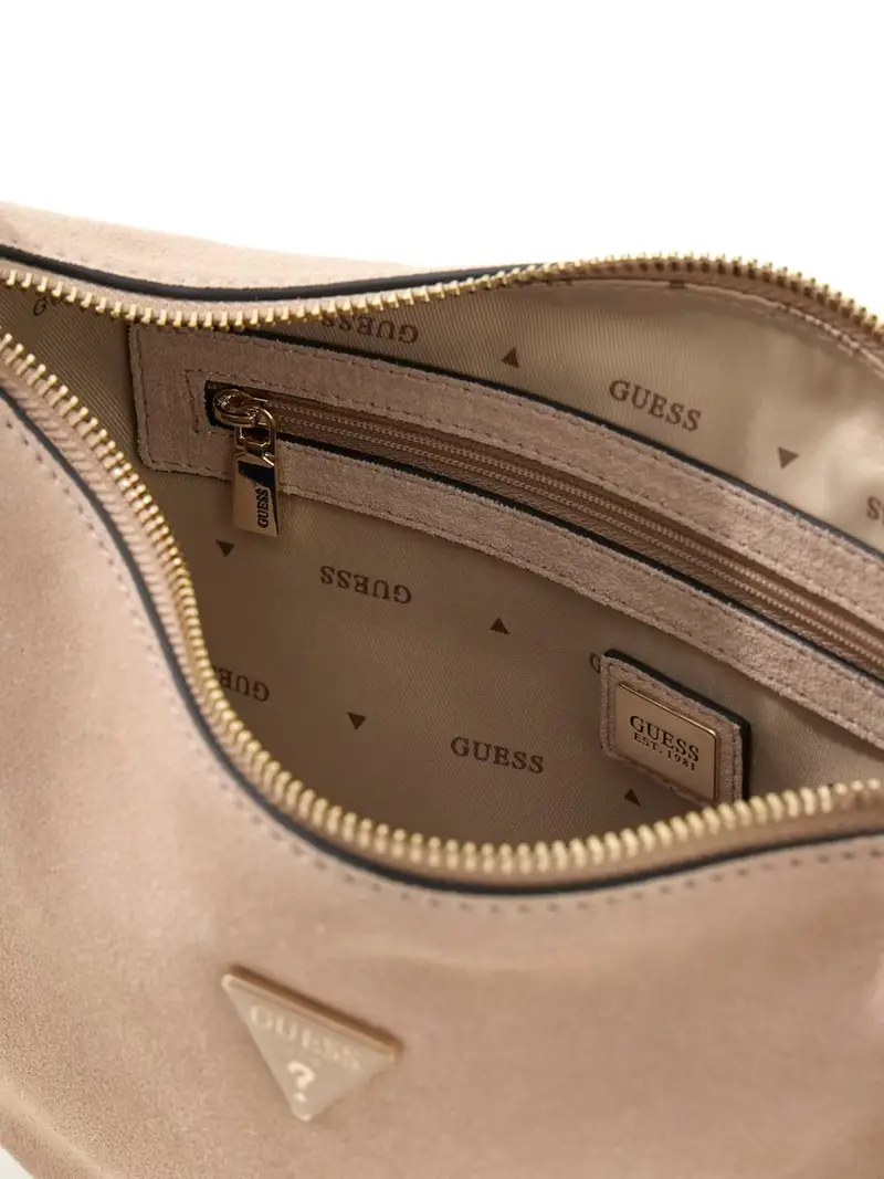 Borsa a tracolla marrone miniatura 3