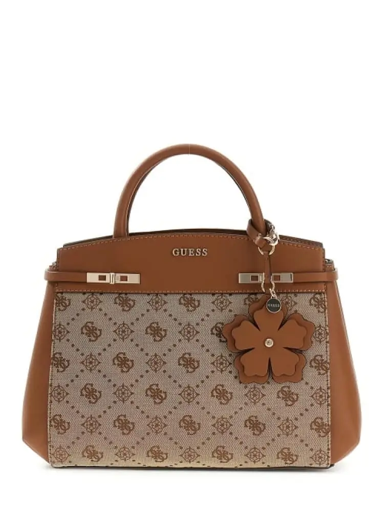 borsa a tracolla melinda logo cammello