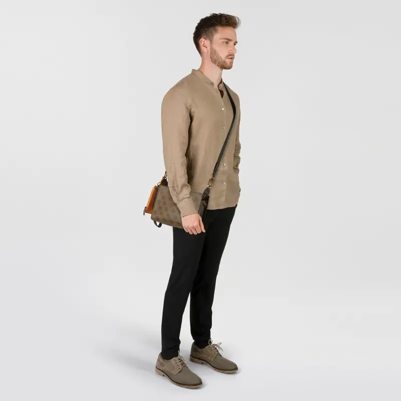 Guess Borsa a tracolla Marrone 3883827 miniatura 2