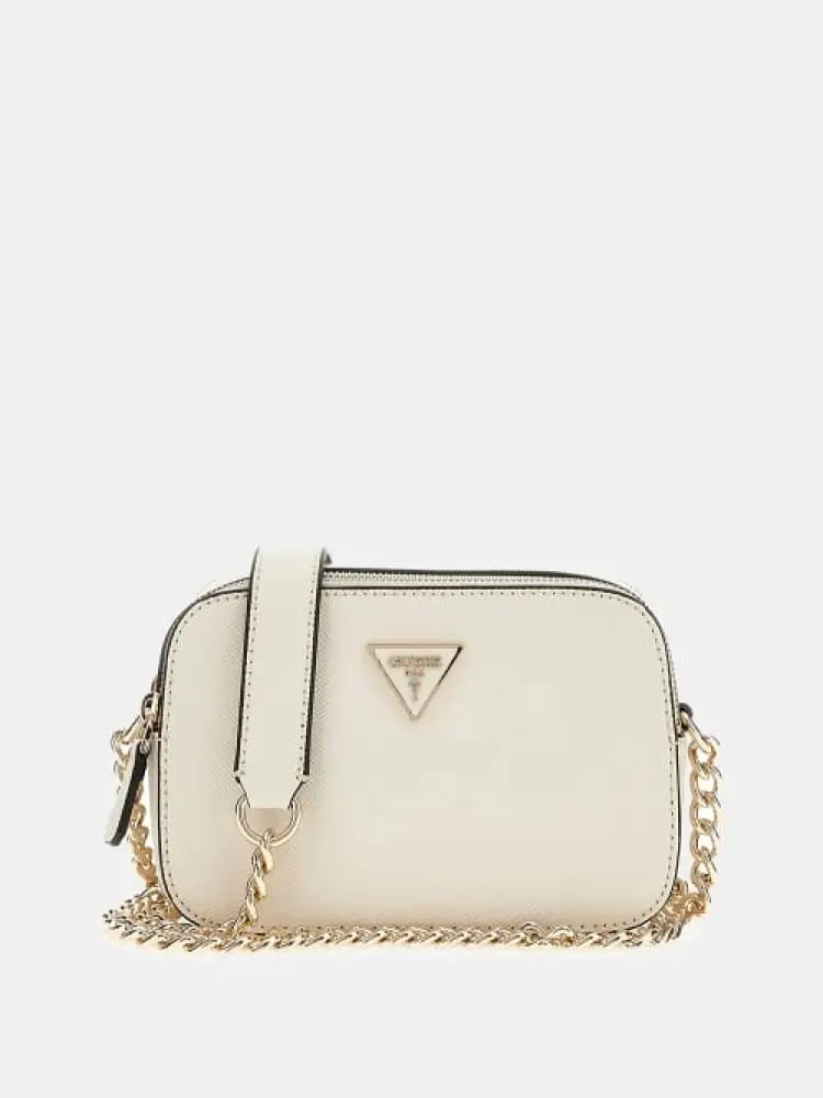 borsa a tracolla noelle ii in ecopelle saffiano panna