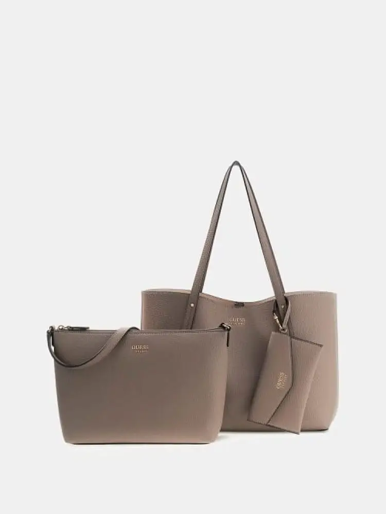 borsa brenton tote 3 in 1 in ecopelle beige scuro