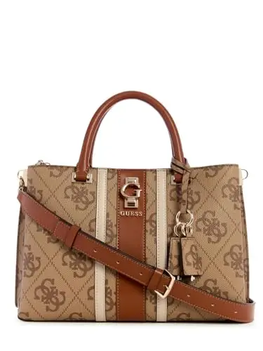 GUESS Borsa da donna Erenia Girlfriend Satchel, logo latte