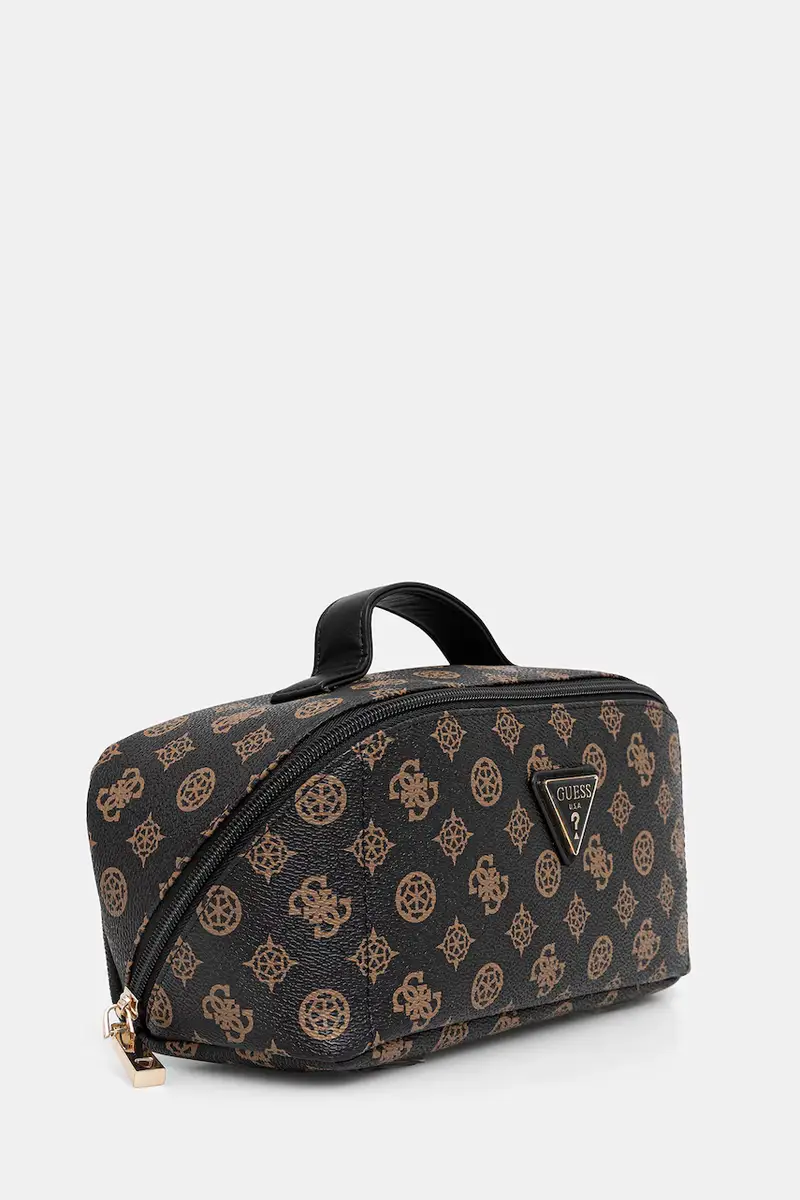 borsa da toilette colore marrone TWHP74 52067 miniatura 2