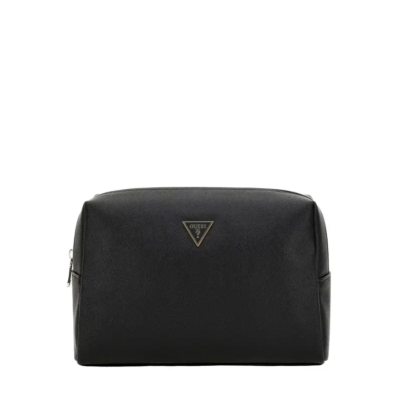 Borsa da toilette con zip grande donna Guess
