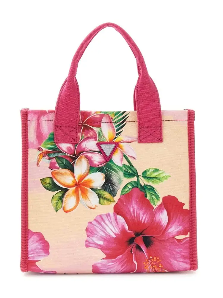 borsa kids con stampa floreale