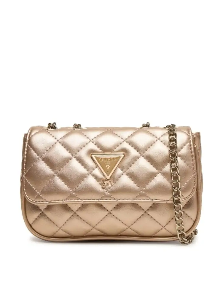 borsa kids mini dorata con tracolla