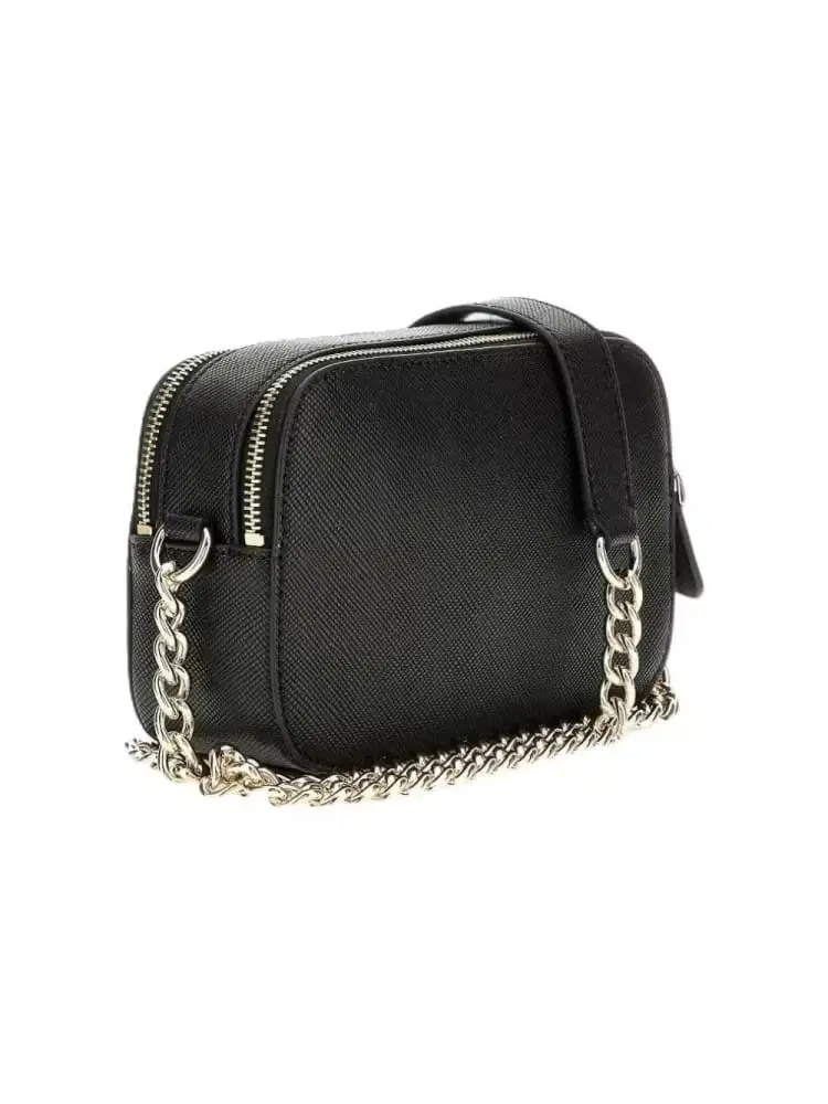 borsa nera donna mini logo miniatura 2