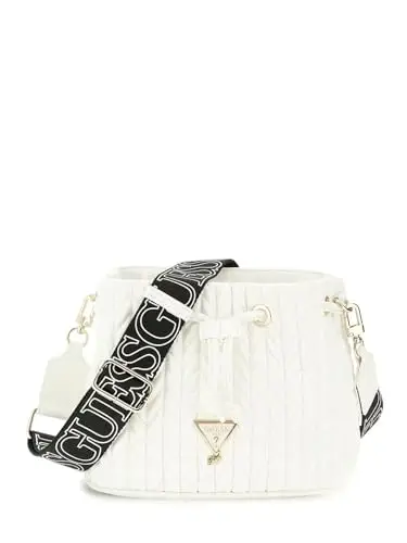 GUESS Borsa per Bambine e ragazze Écru Taglia unica
