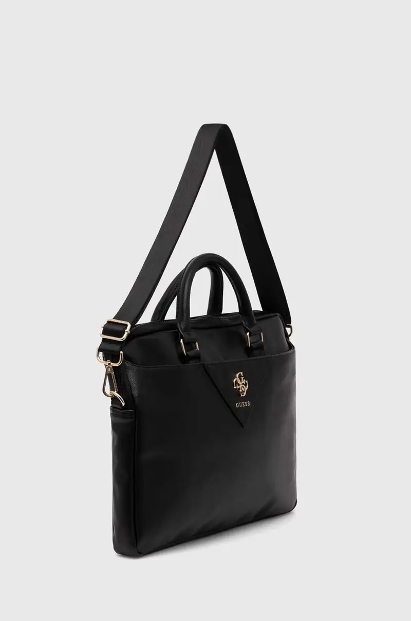 borsa per laptop colore nero miniatura 2