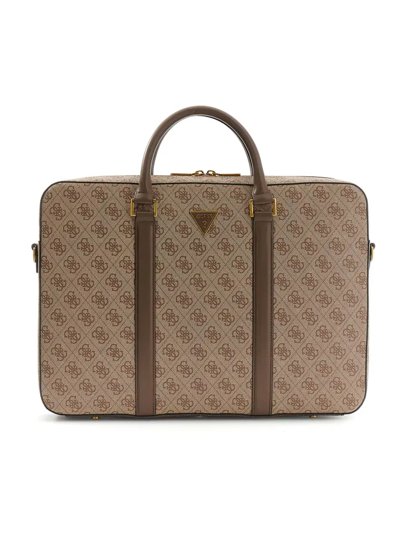 Borsa per laptop 'MILANO' cioccolato / cappuccino