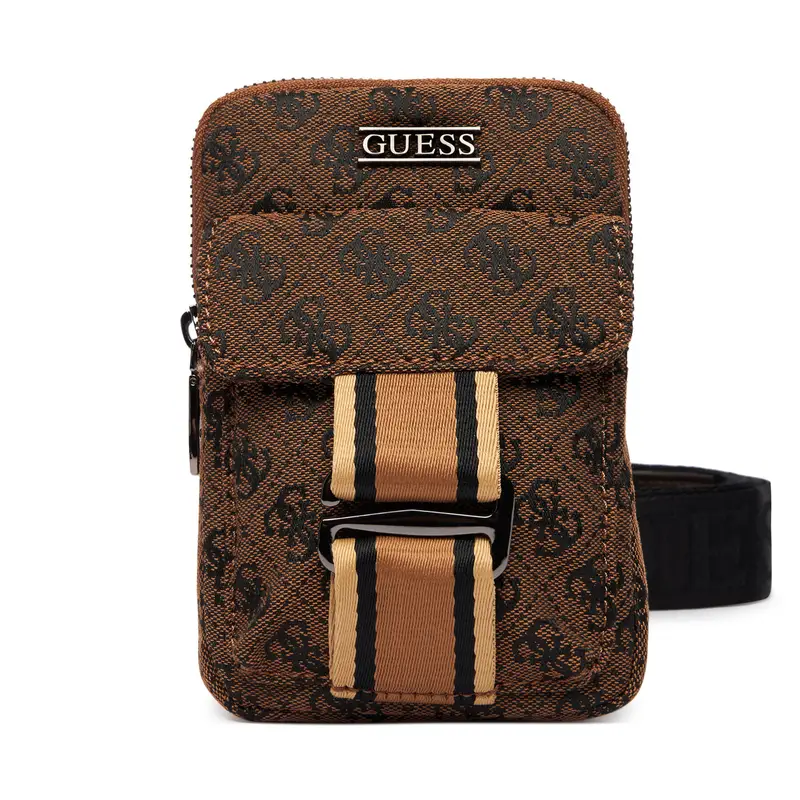 Borsa porta telefono Guess HMBOST P6142 Marrone