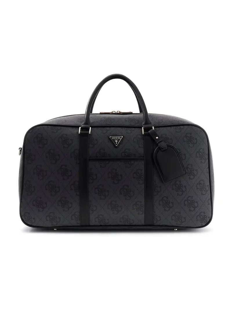 Guess Borsa weekend grigio scuro e nero