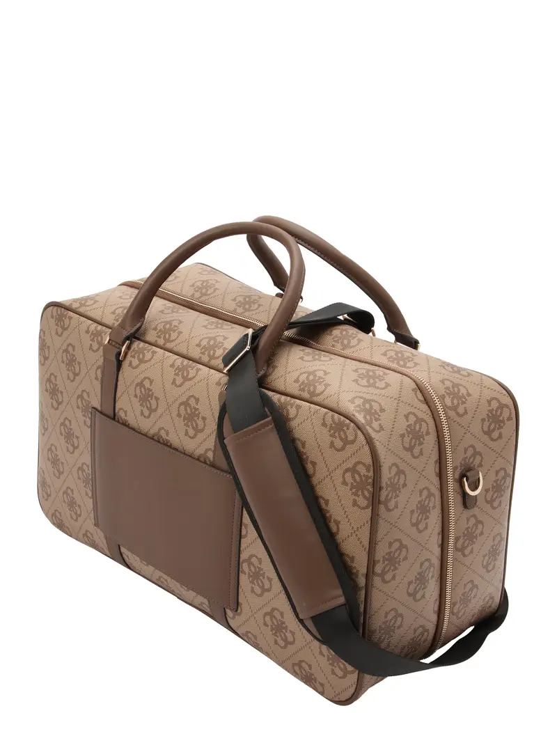 Borsa weekend Berta marrone / marrone scuro miniatura 3
