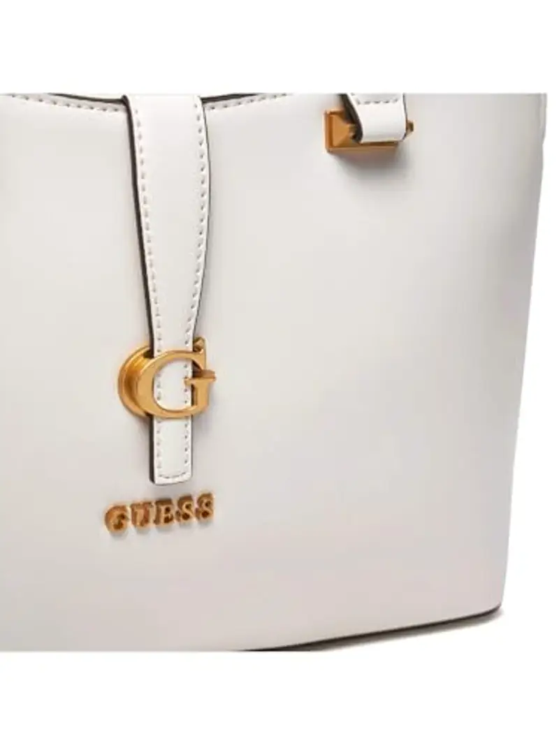 Guess Borse grandi KUBA TRI COMPARTMENT SATCHEL HWVA93 29060 Panna - 145293000143_UNICA miniatura 3