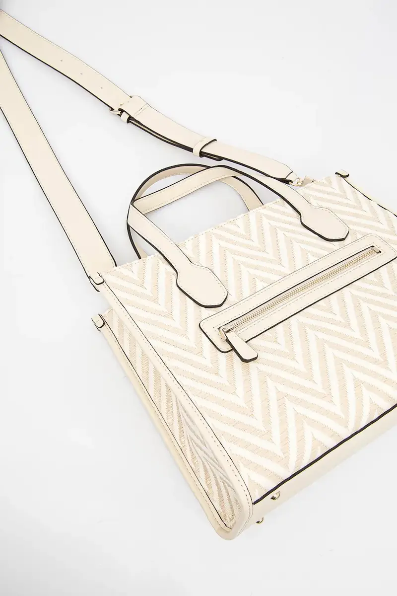 borsetta colore beige miniatura 3