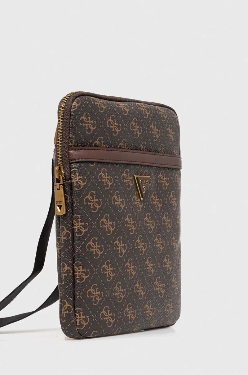 borsetta colore nero Marrone miniatura 2